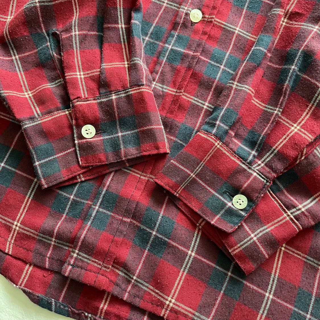 00s 올드 스투시 USA MADE 체크 셔츠 상품이미지5