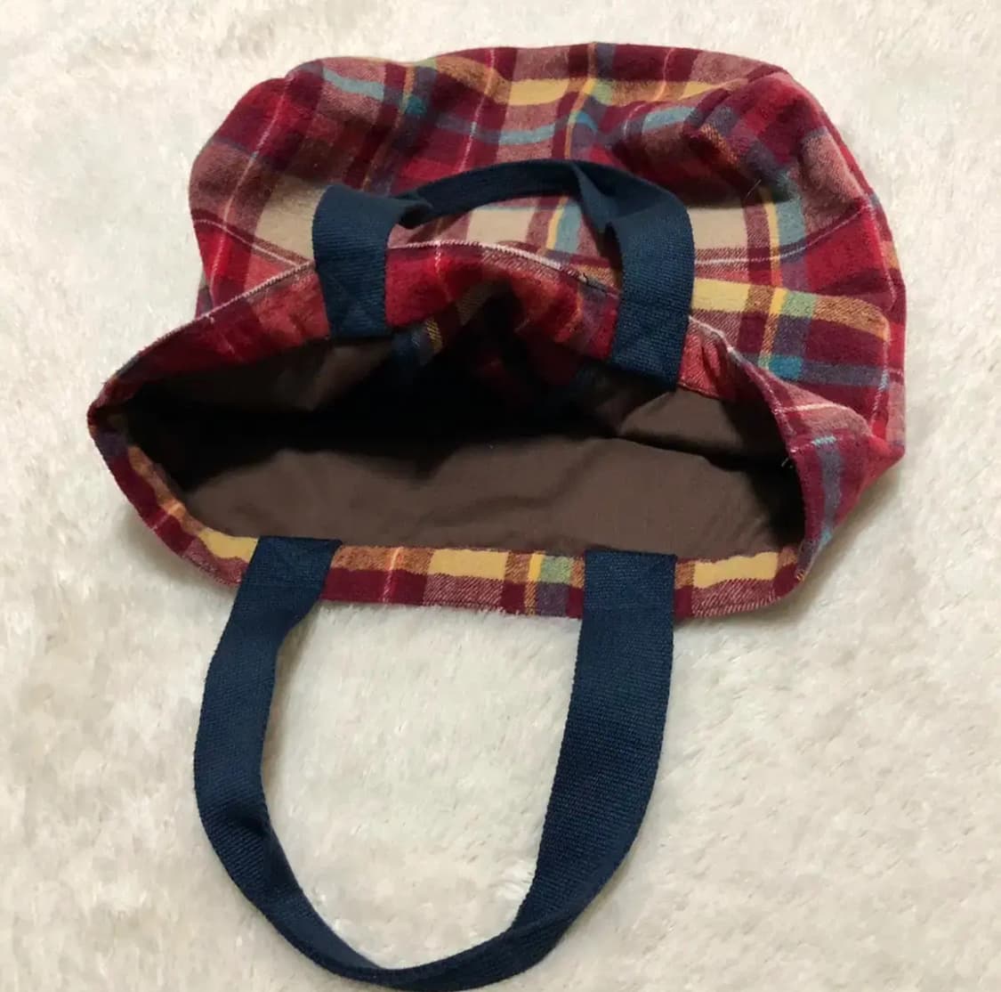 studio CLIP 플란넬 체크 토트백 상품이미지10