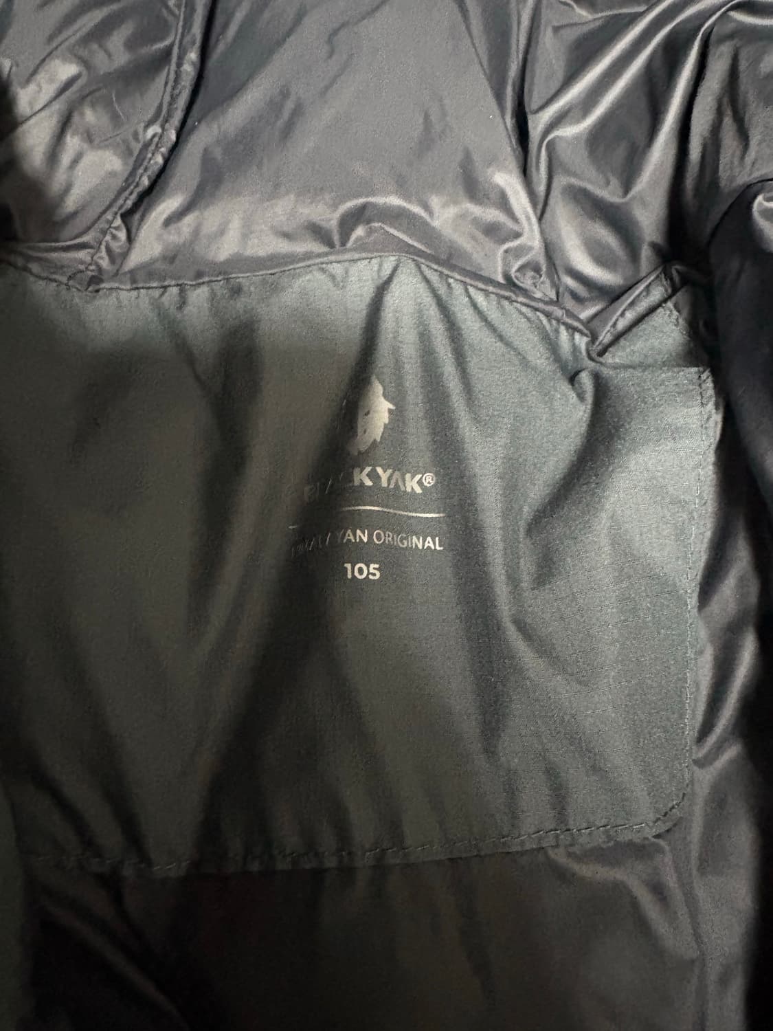블랙야크 패딩아노락 105 L 급처 상품이미지2