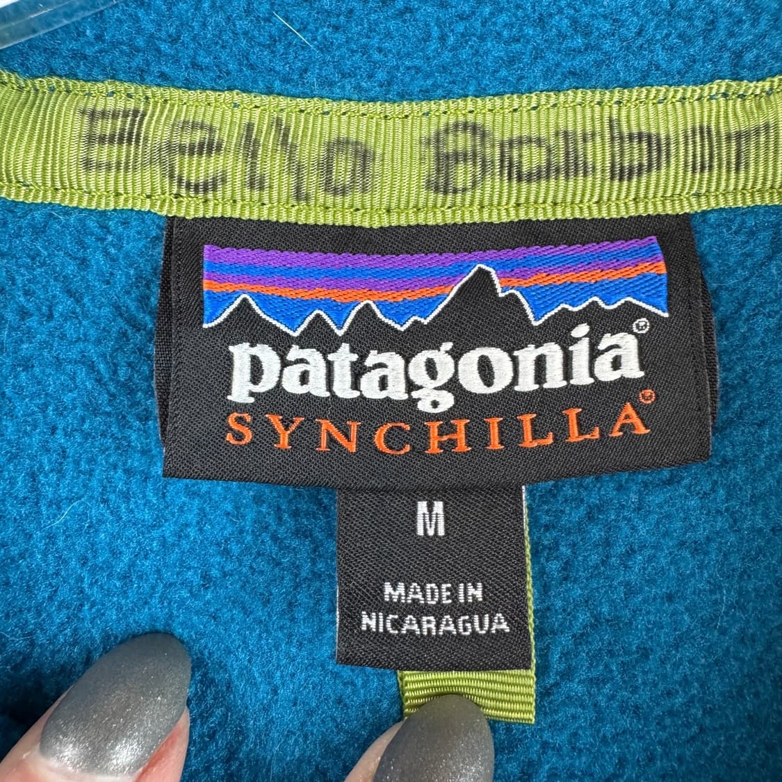 16SP 파타고니아 신칠라 스냅티 풀오버 블루/민트 상품이미지3