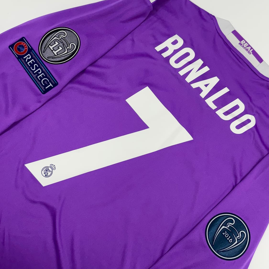 아디다스 레알 마드리드 어웨이 16 17 긴팔 호날두 유니폼 상품이미지5