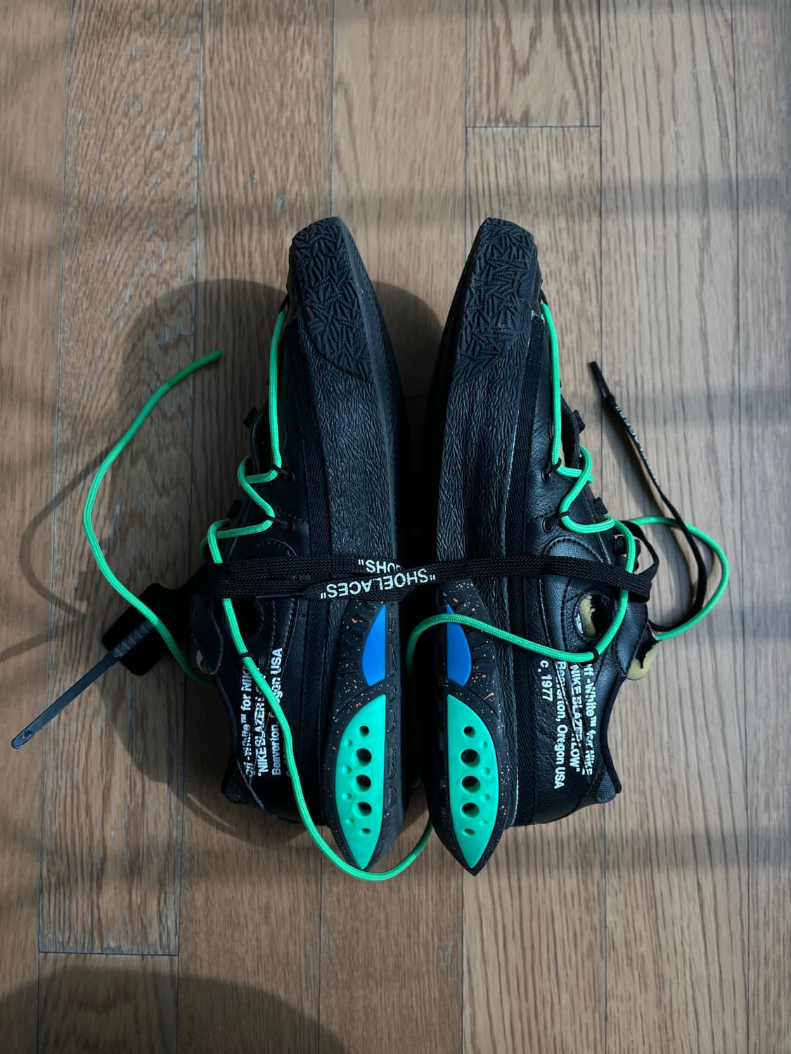 나이키 오프화이트 블레이저 로우 블랙 270 상품이미지2