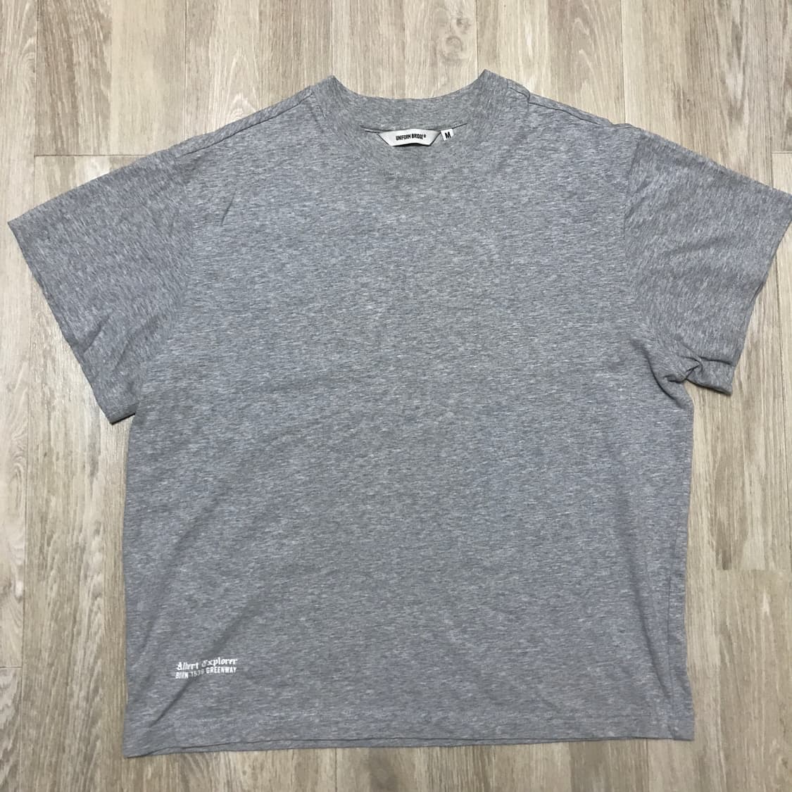 유니폼브릿지 그레이 반팔 티셔츠 M 상품이미지1