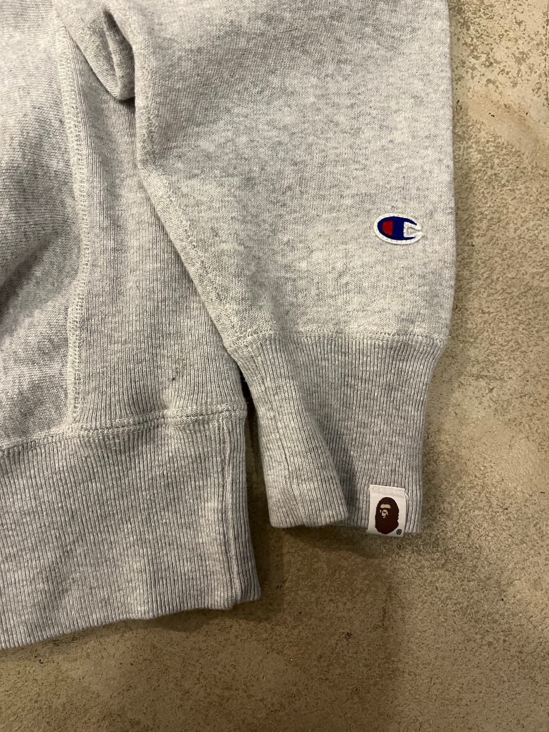 빈티지 베이프 x 챔피온 후드 상품이미지5
