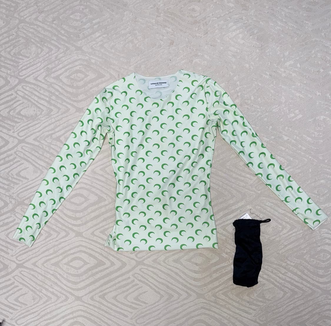 마린세르 문 패턴 롱슬리브 티 상품이미지1