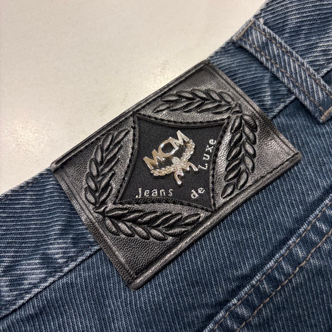 [38] 엠씨엠 MCM 이태리 빈티지 데님 청바지 블루 팬츠 C474 상품이미지4