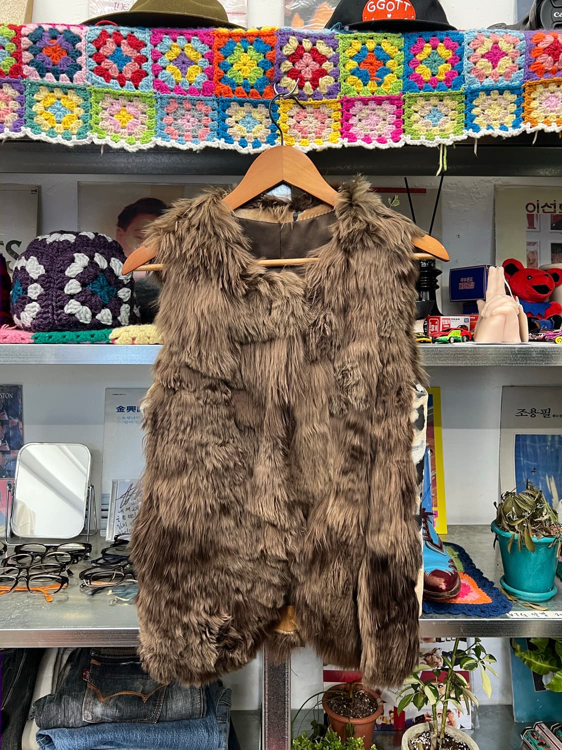 Vintage Alpaca Fur Vest 상품이미지2