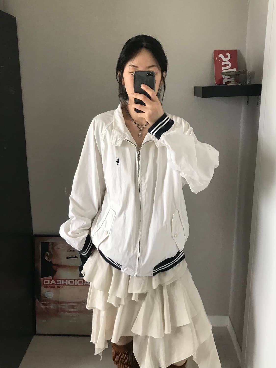 대장급 (주)두산 00년대 폴로 랄프로렌 코튼 면 바라쿠다 자켓 상품이미지1