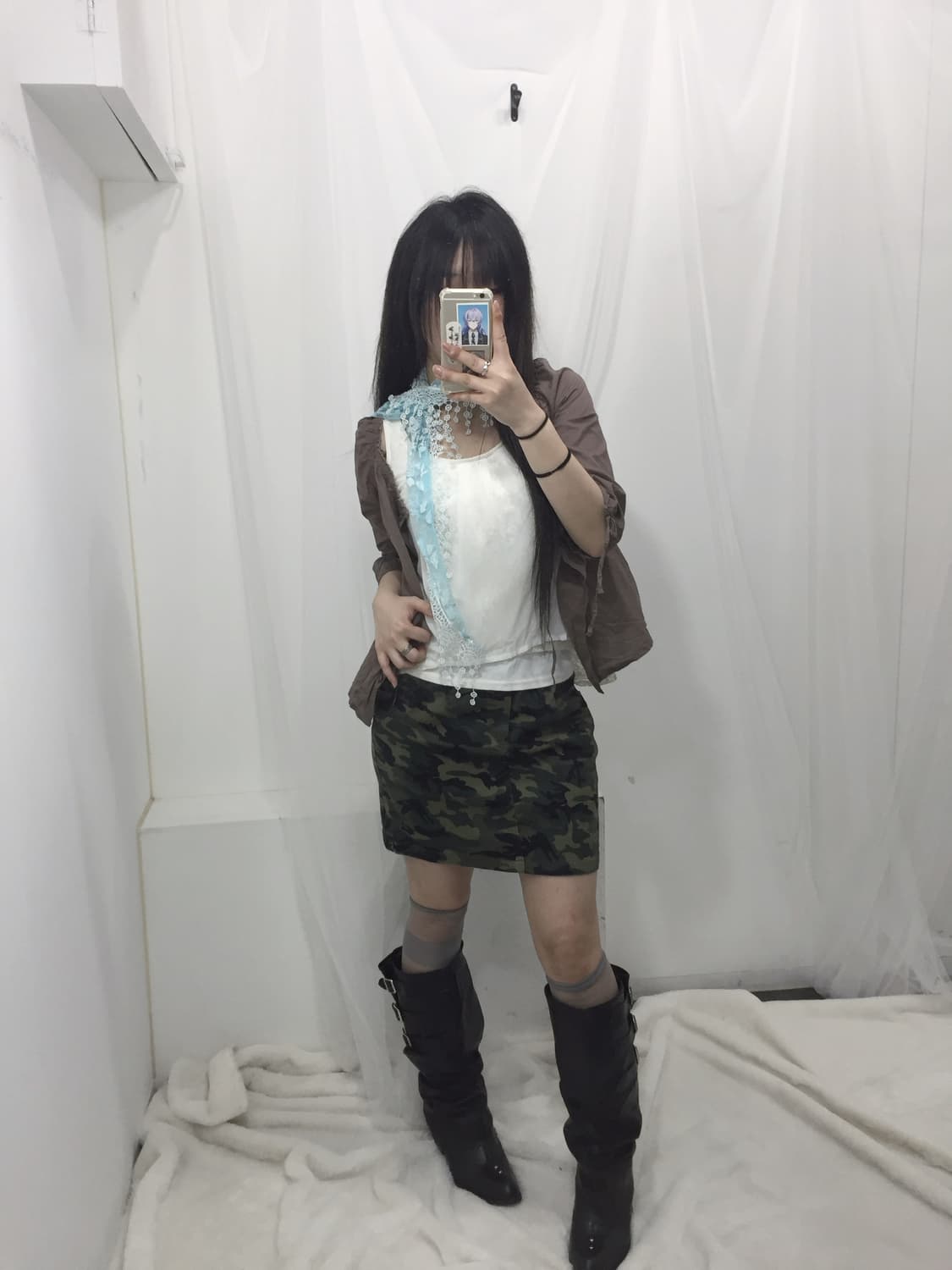 🪽데일리 카모 브라운 모리 세트🪽 상품이미지4