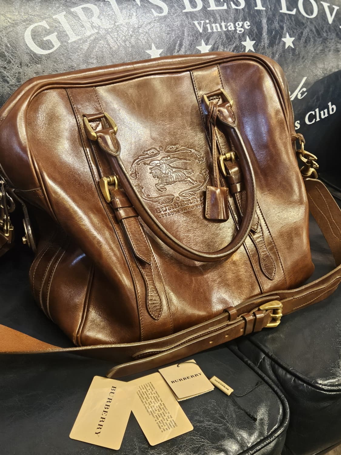 버버리 07A/W 맨즈웨어컬렉션 보스턴백 (39X40X15)/ 10021 상품이미지4