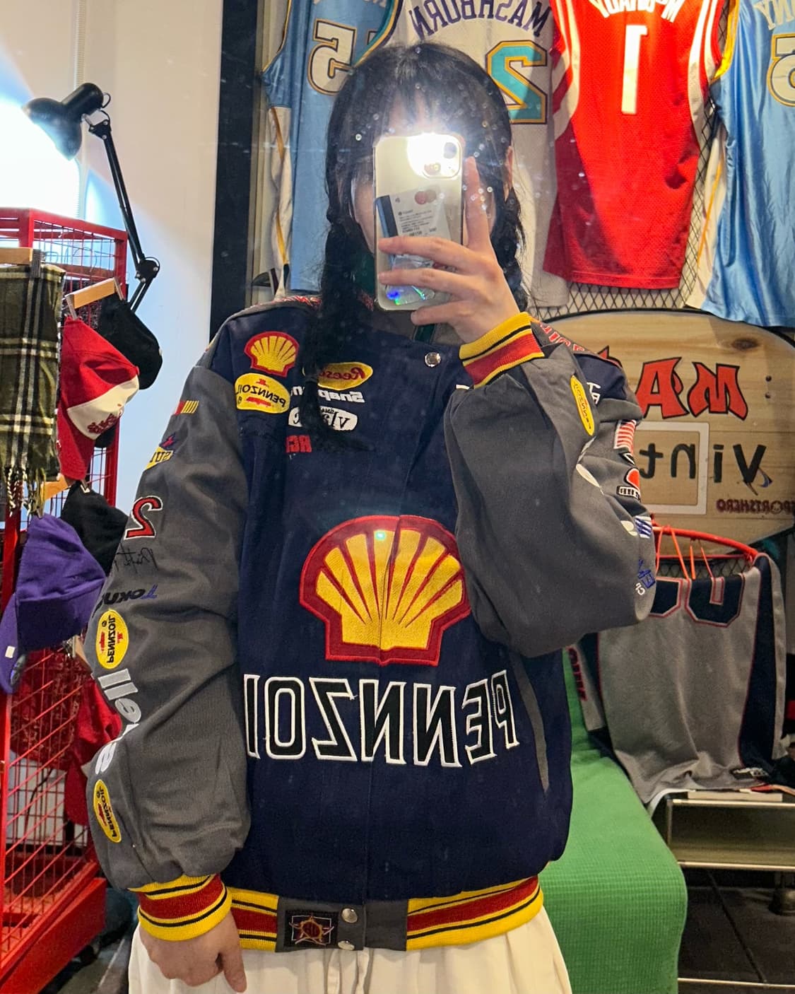 PENNZOIL navy racing jacket 상품이미지1