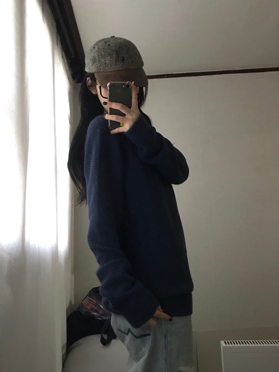 아베크롬비 네이비 루즈핏 니트 상품이미지4