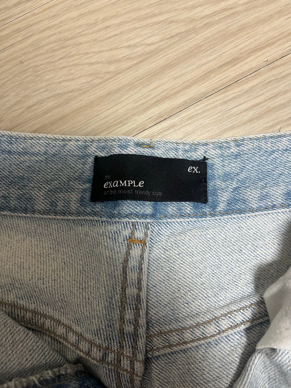 이그잼플 데님 팬츠 상품이미지3