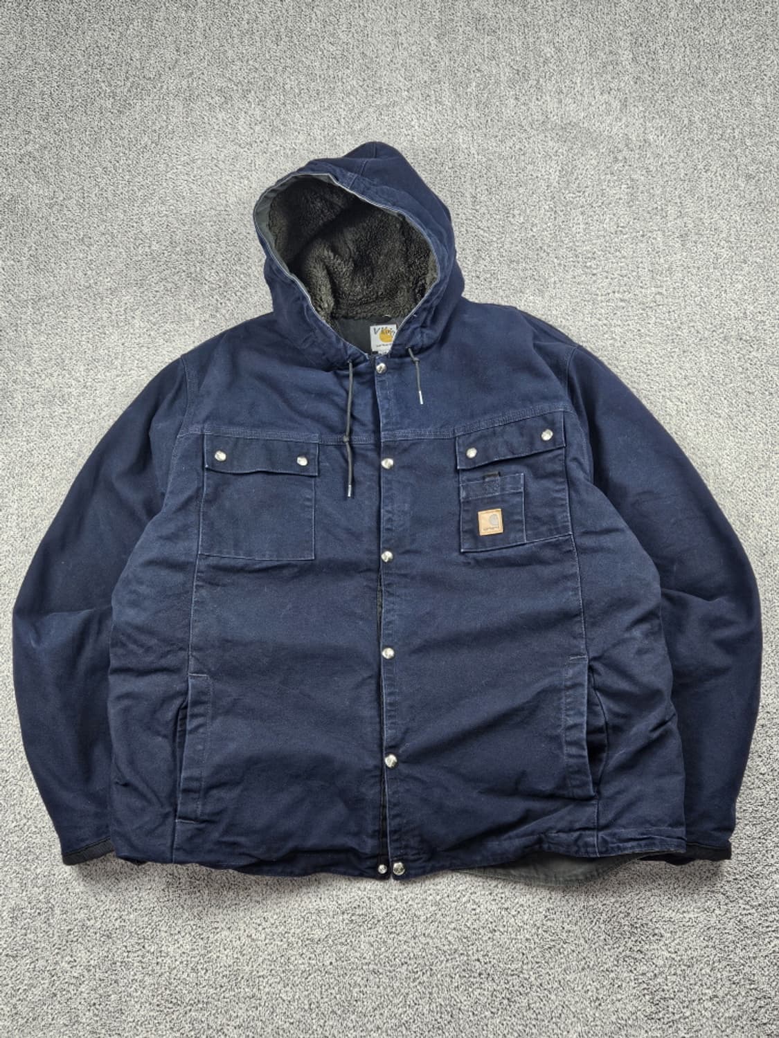 칼하트 J284 쉐르파 라인드 캔버스 워크 자켓 (2XL) / 10490 상품이미지1