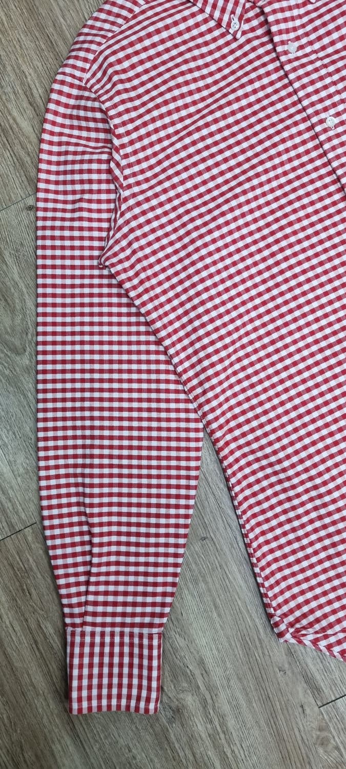 톰브라운 깅엄 레드 체크 셔츠 3size _ 남성, L 추천 상품이미지3
