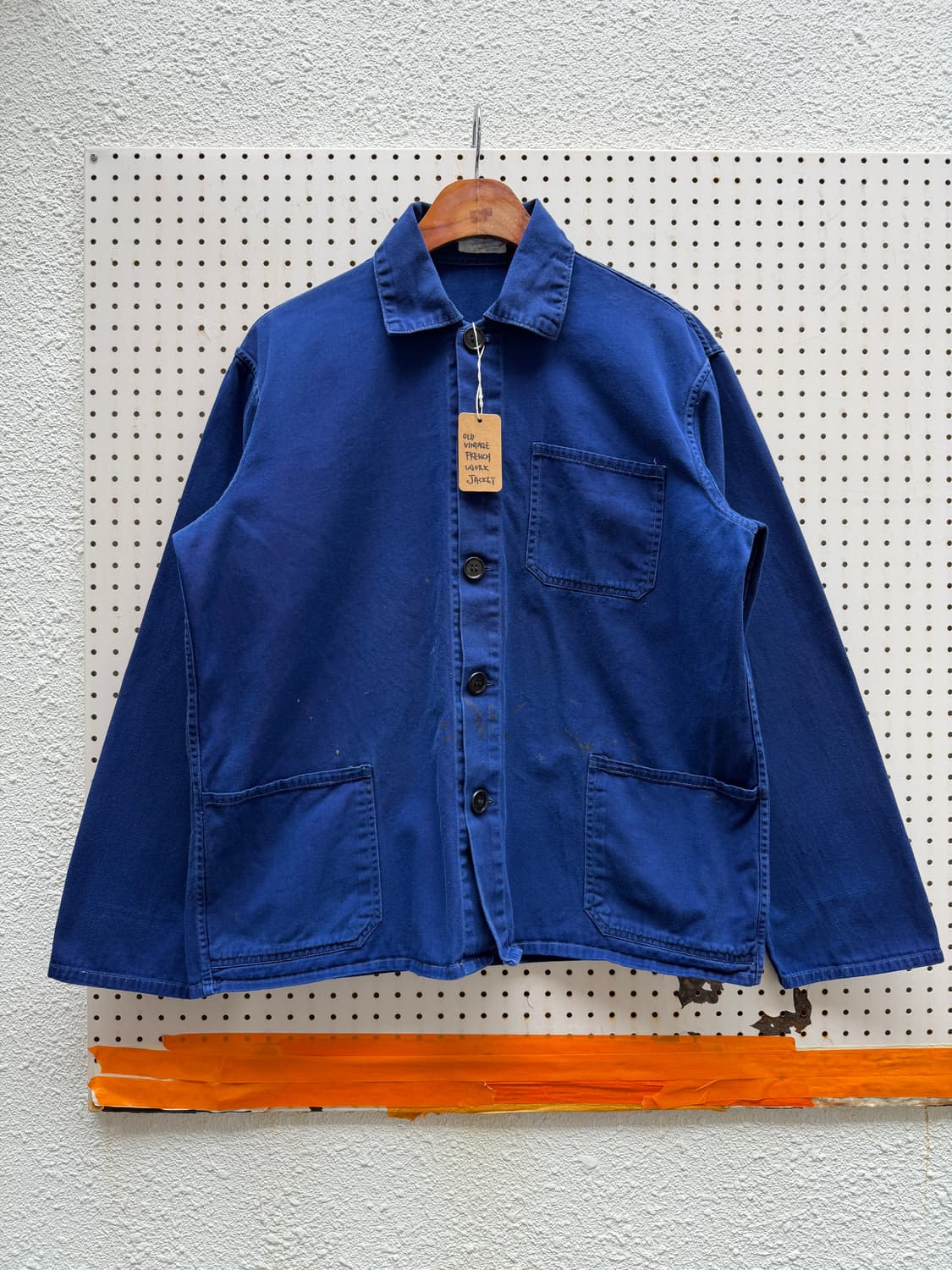 1970s FRIENDSHIP FADED NAVY 빈티지프렌치워크자켓 상품이미지1