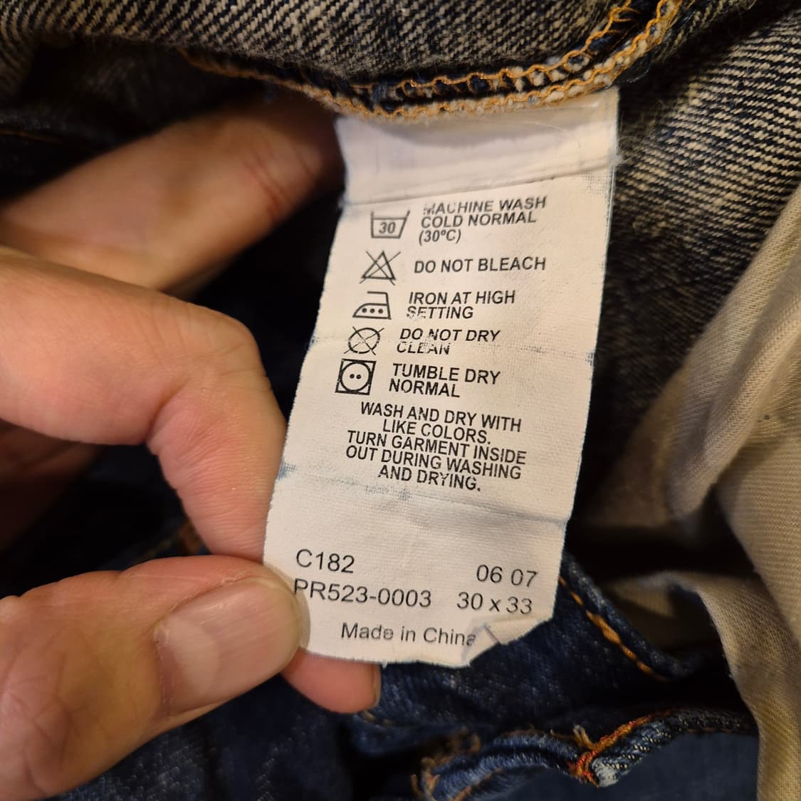 30인치 리바이스 523 프리미엄 청바지  상품이미지4