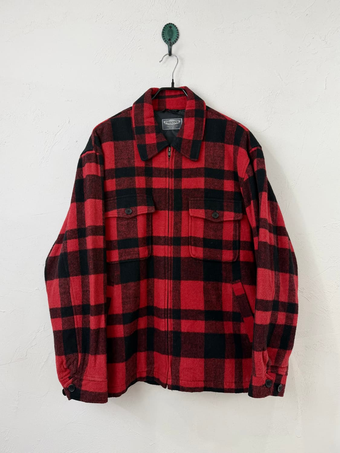 PARALYSER 버팔로 체크 집업 자켓 상품이미지1