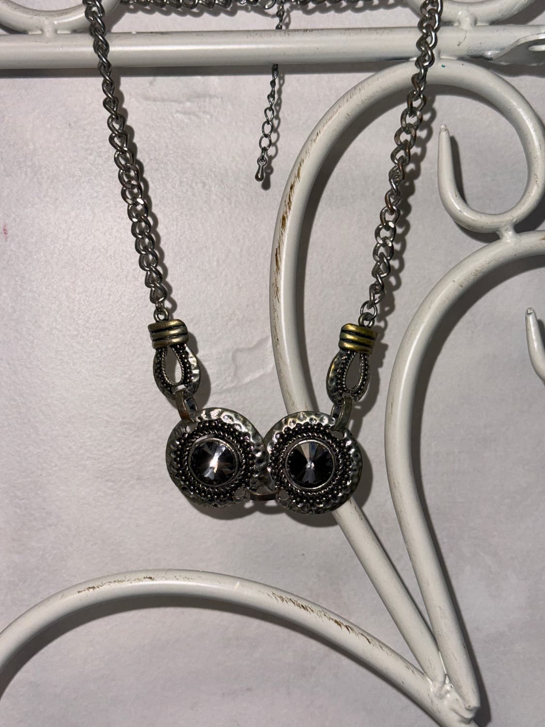 Bold antique ornament chain necklace 상품이미지3