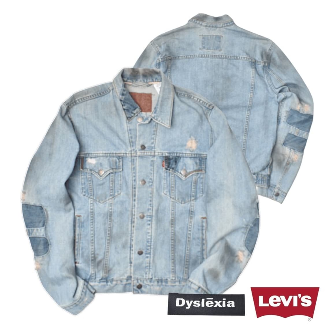 리바이스 하드페이드 핸드커스텀 데님자켓 M 상품이미지1