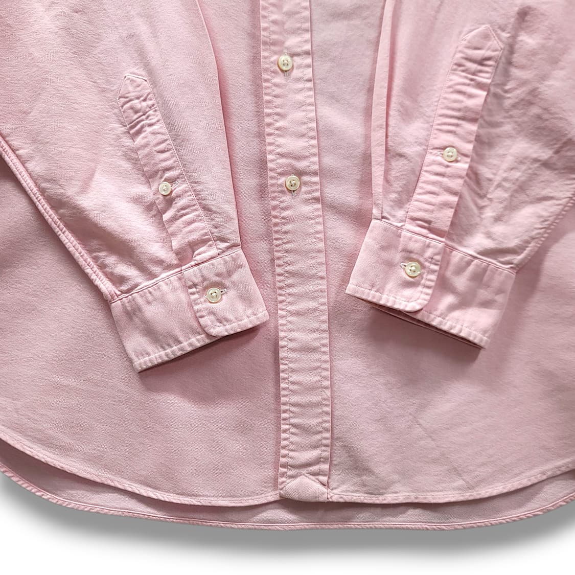 [2XL] 폴로 라이트핑크 코튼 야머스 버튼다운 긴팔셔츠 상품이미지7