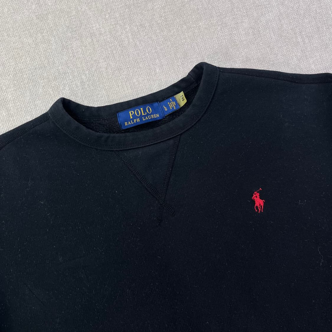 100 폴로 랄프로렌 신형라벨 스몰포니 맨투맨 상품이미지2