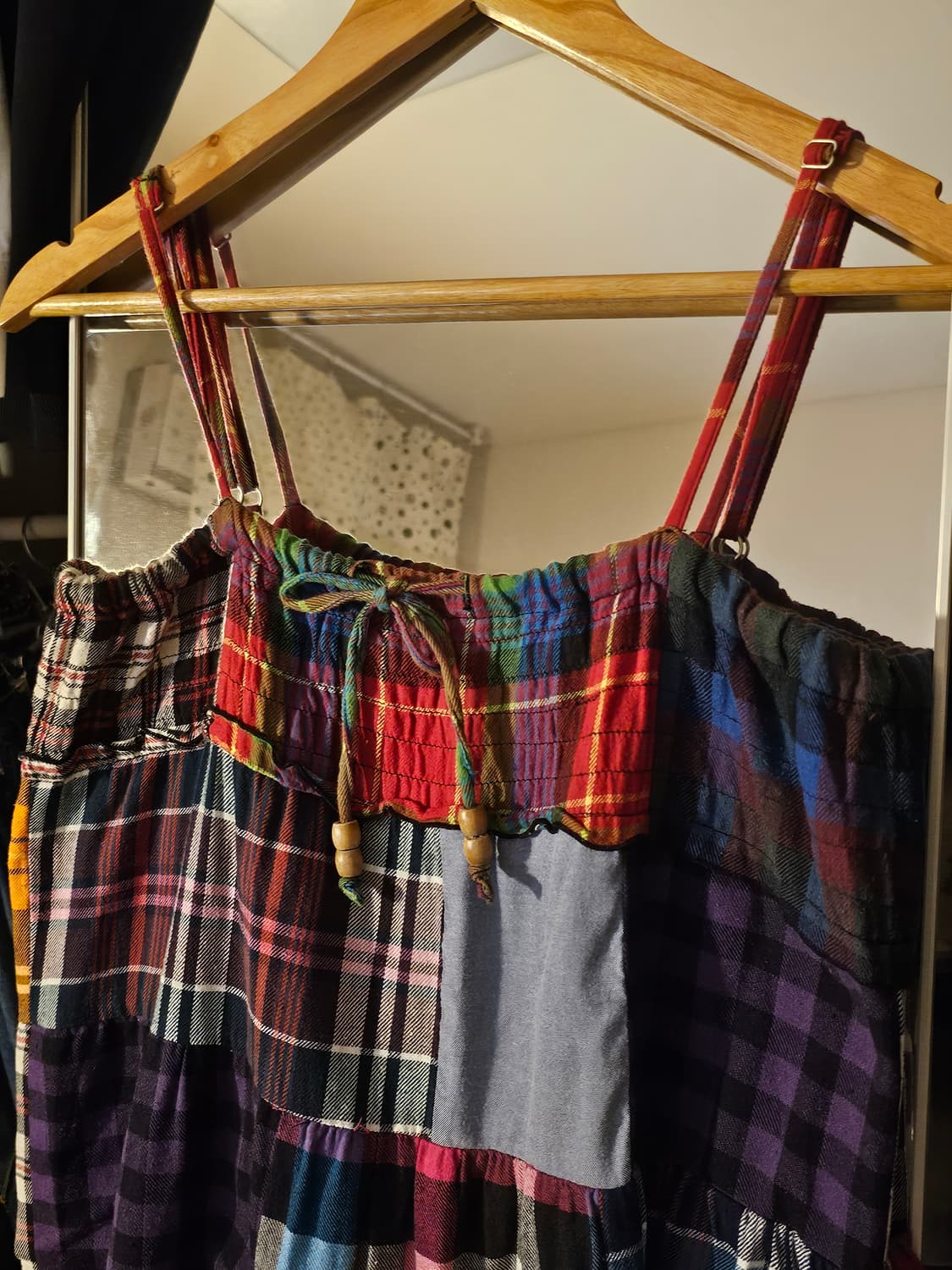 색종이 조각 패치 원피스 상품이미지2