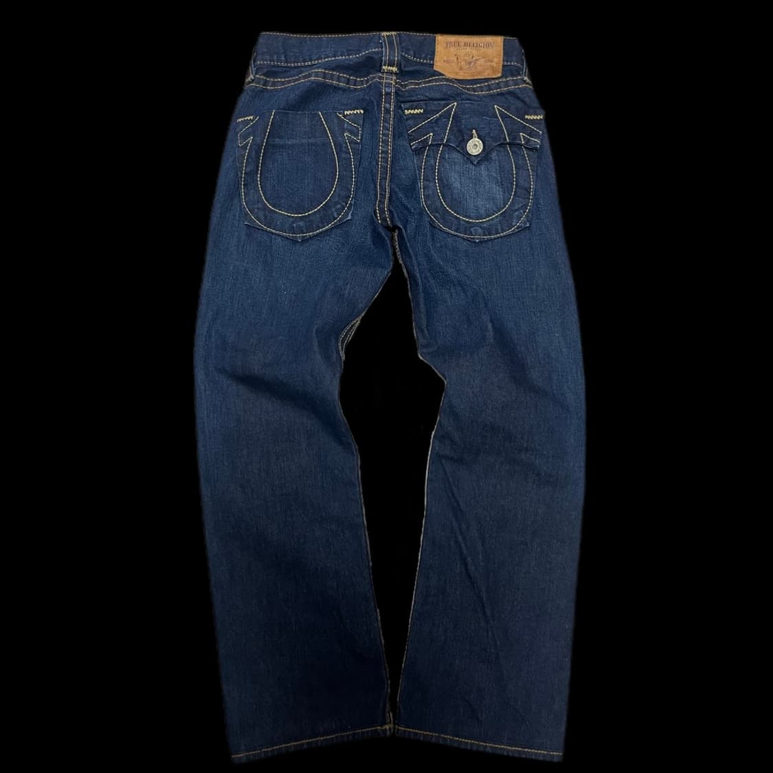 트루릴리전 usa 스트레이트핏 레더패치 상품이미지4