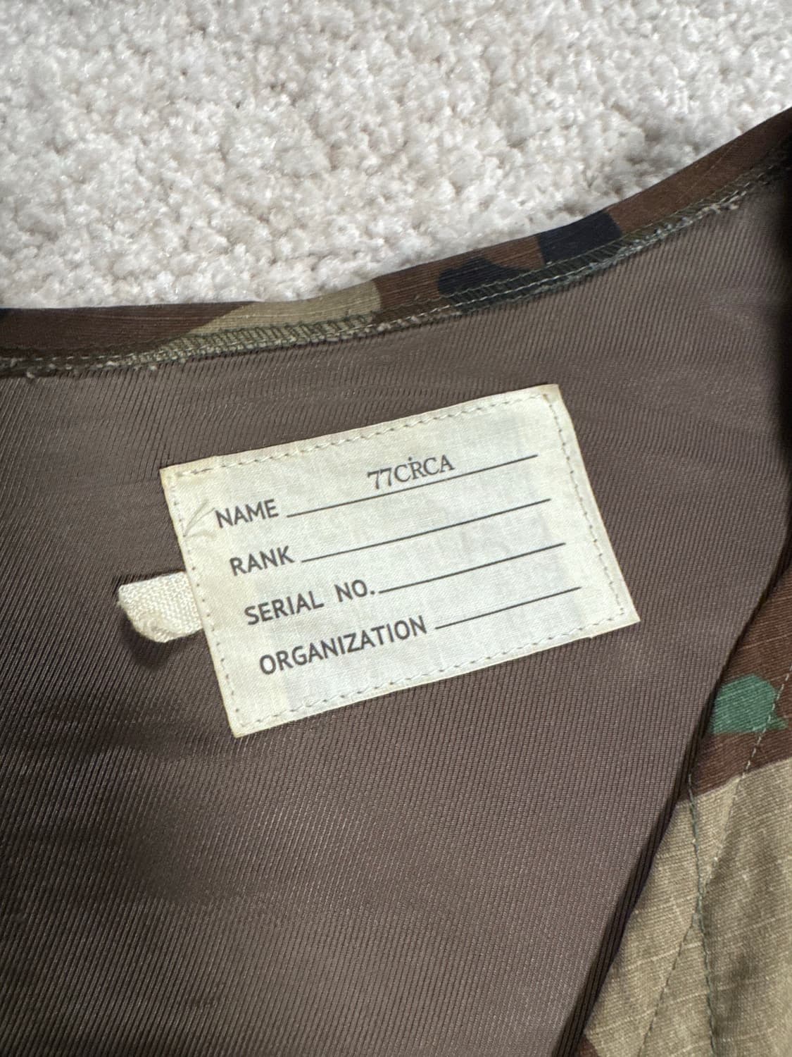 77circa 나나써카 카모 가디건 자켓 상품이미지2