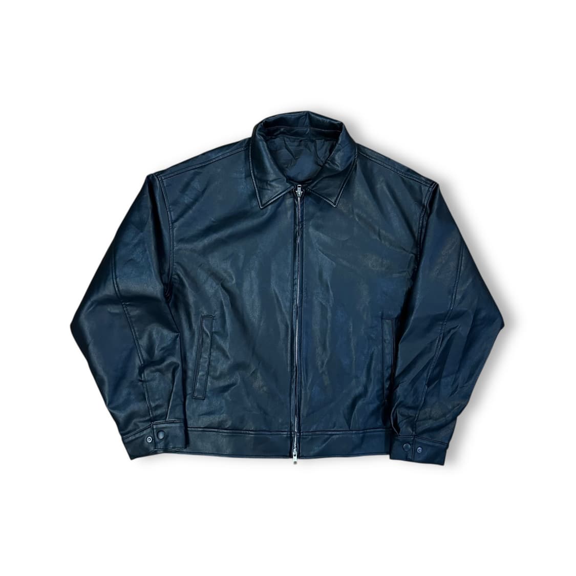 THEY 비건레더 자켓 상품이미지1