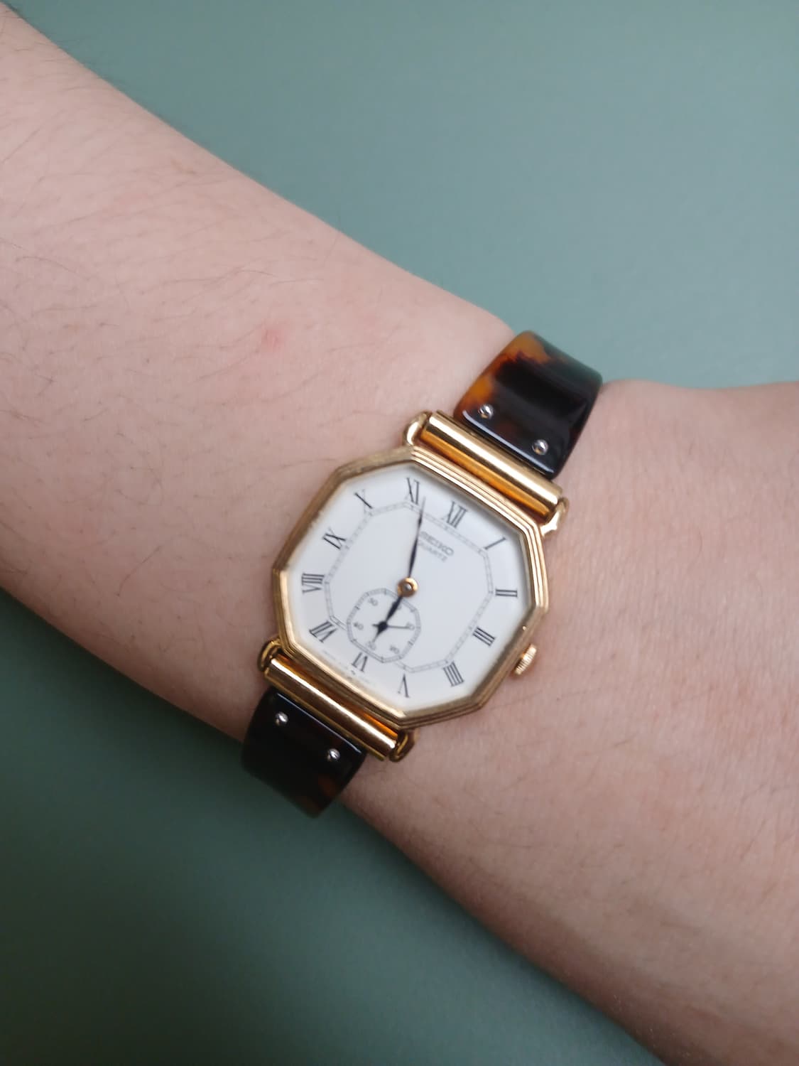 90s 빈티지세이코 옥타곤 탱크 여성시계 (쿼츠) 상품이미지1