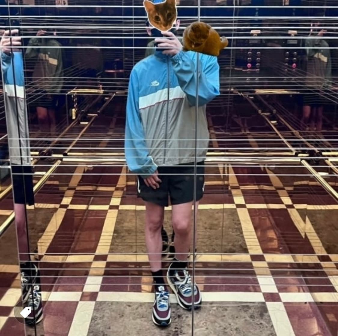 나이키 사카이 언더커버 LD와플 마룬 블루 상품이미지5