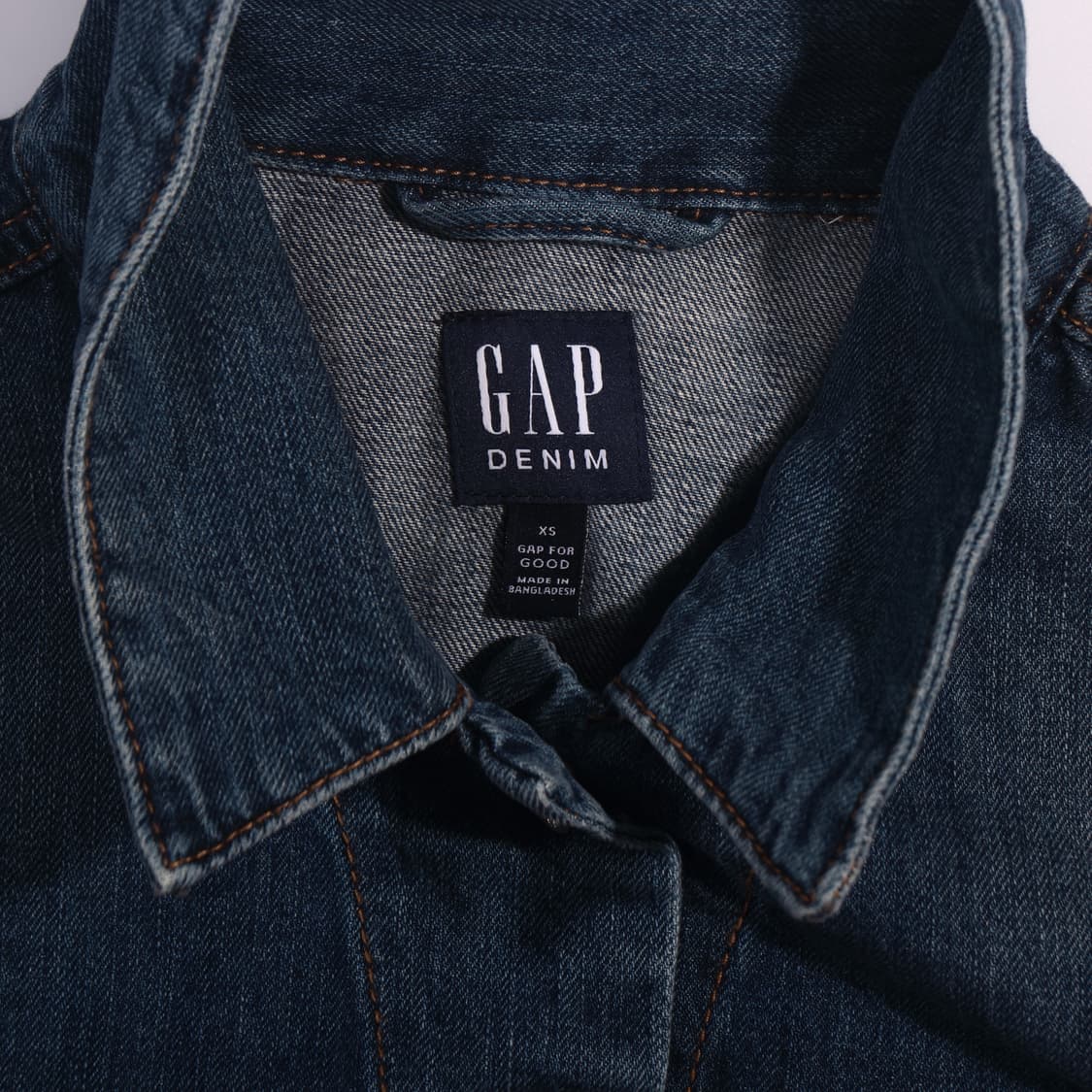 갭 로고 크롭 청자켓 B351 상품이미지2