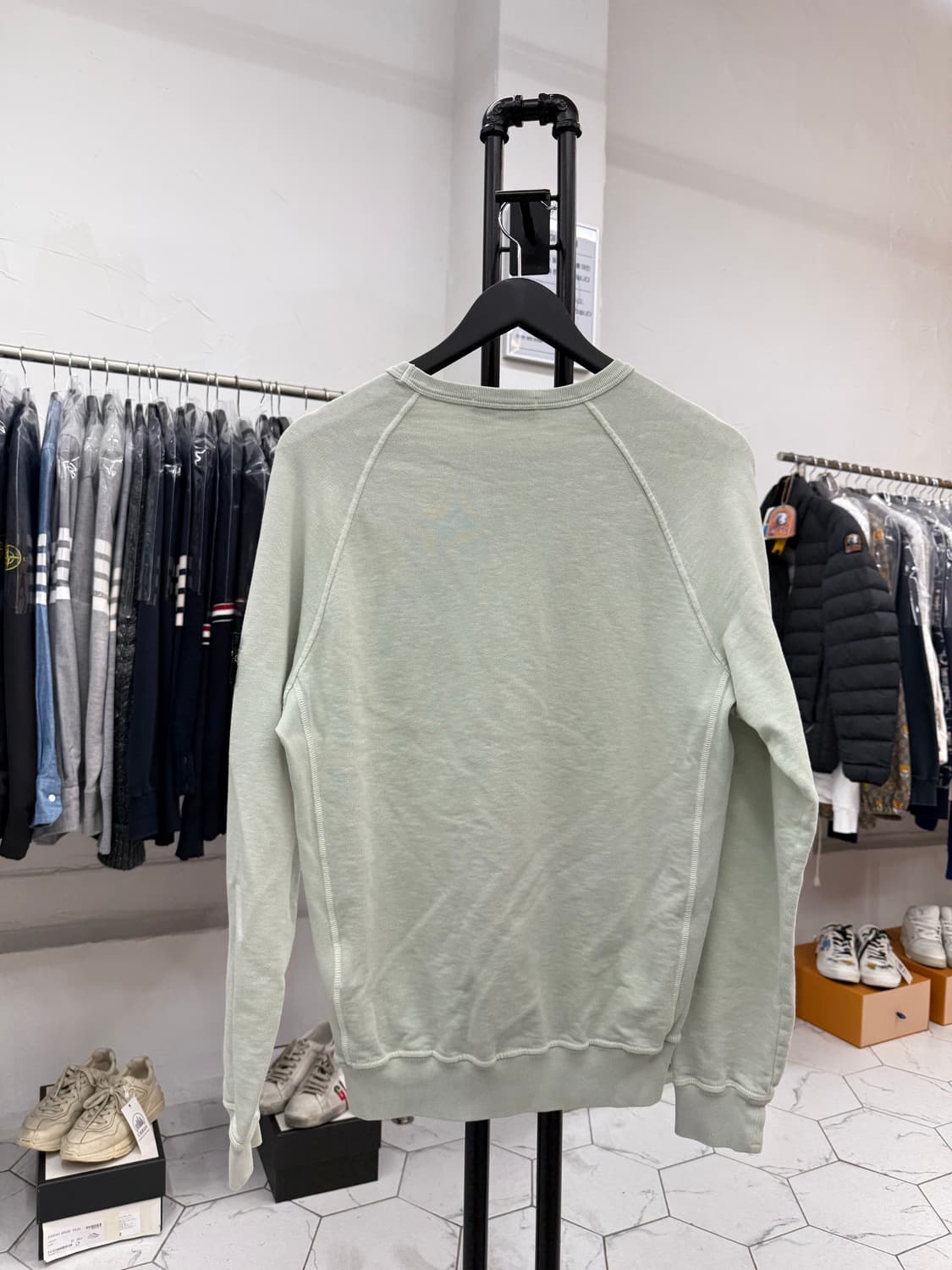 [S] 스톤아일랜드 올드이펙트 맨투맨 상품이미지2