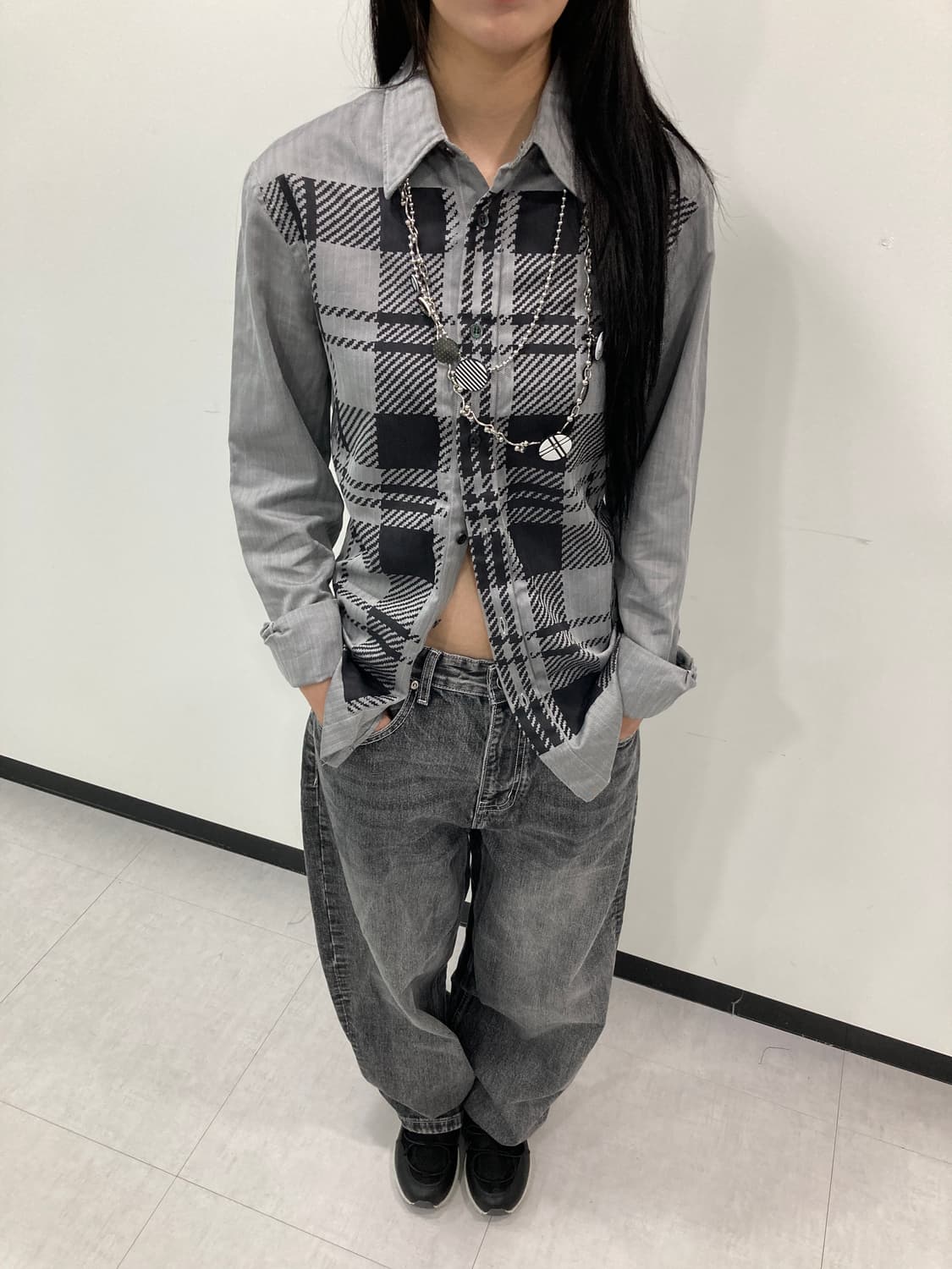 Alexander mcqueen Printed check shirt 상품이미지1