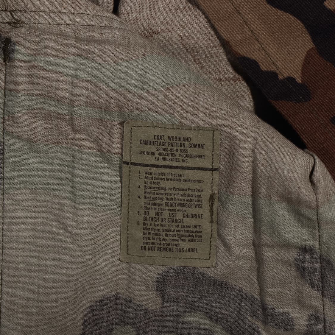 90s 미군 밀리터리 필드자켓 상품이미지4