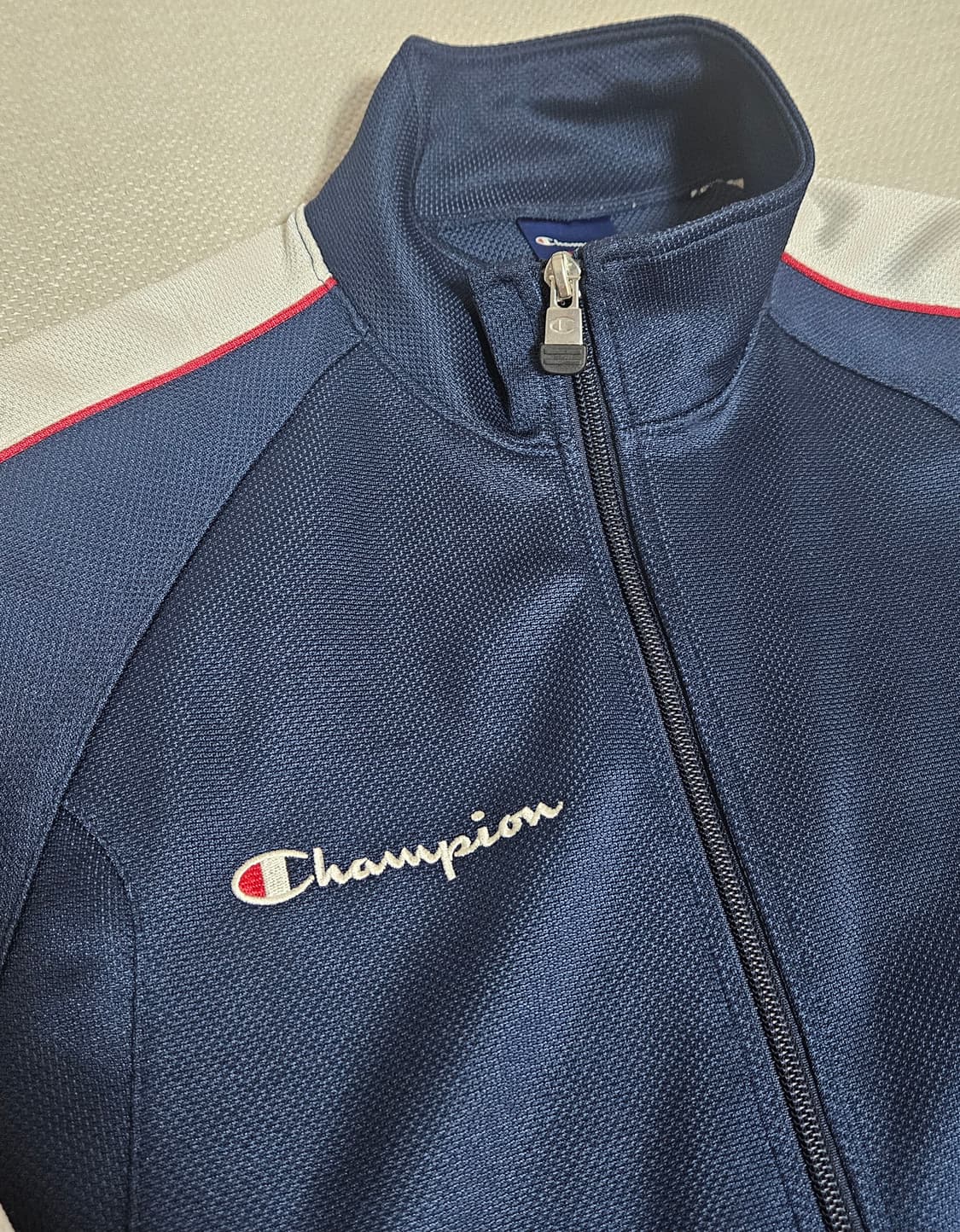 챔피온 JASPO 트랙탑 네이비 상품이미지1