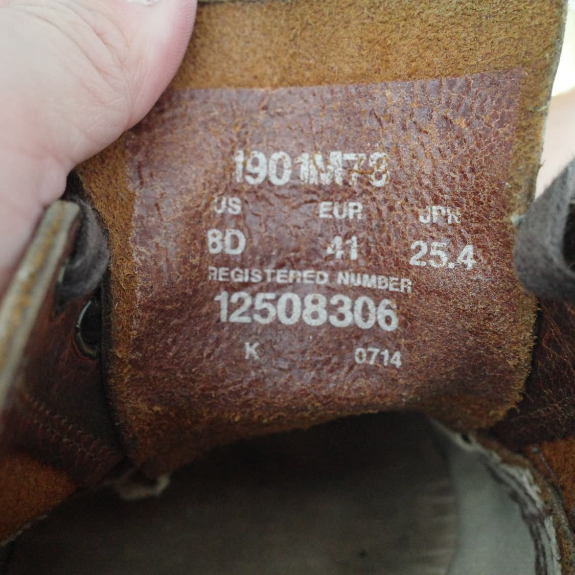 치페와 1901M78 오리지널 옥스포드 서비스슈즈 MADE IN USA 상품이미지9