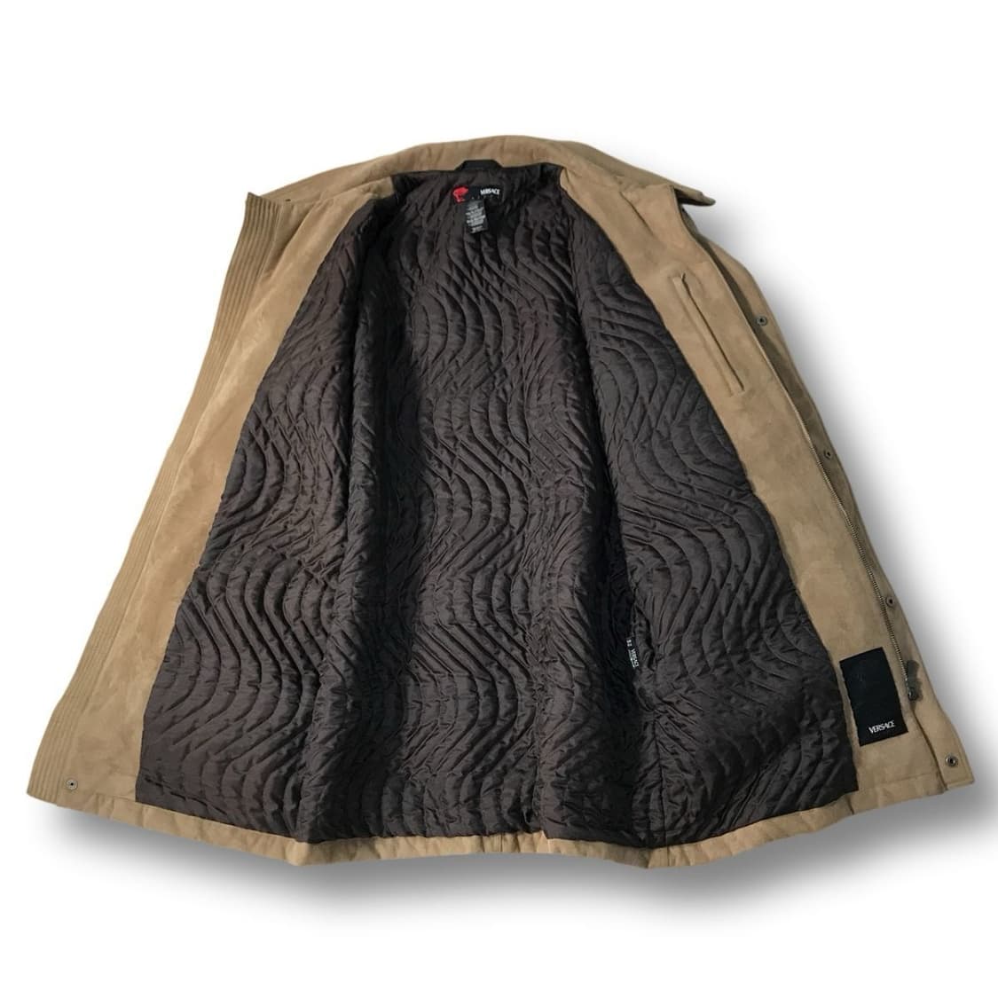 Versace 90s 스웨이드 카코트 상품이미지3
