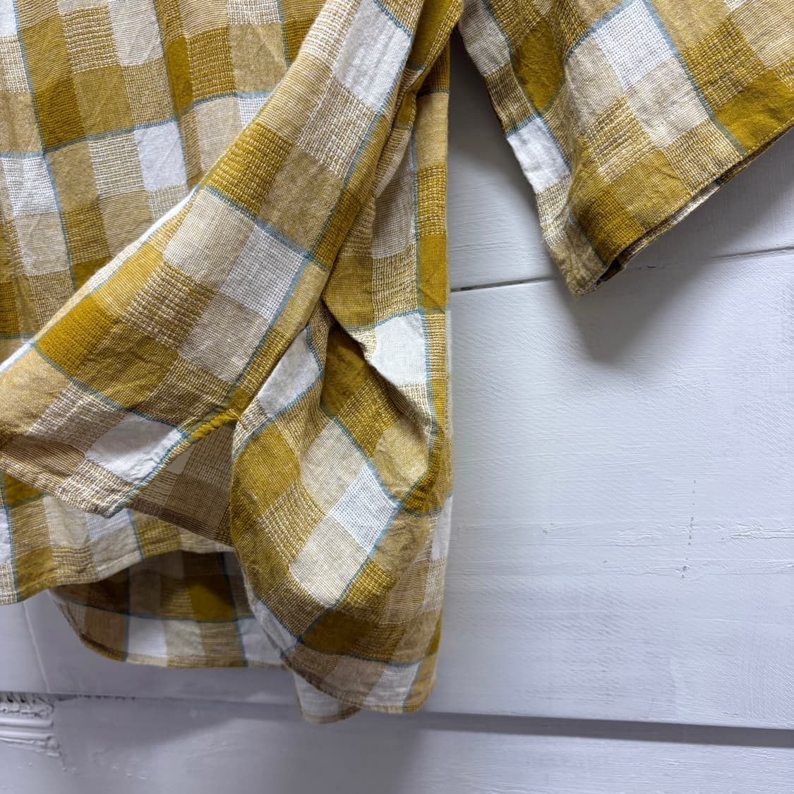 SELF SERVICE 체크 모리걸 히피 블라우스 JPN 상품이미지3