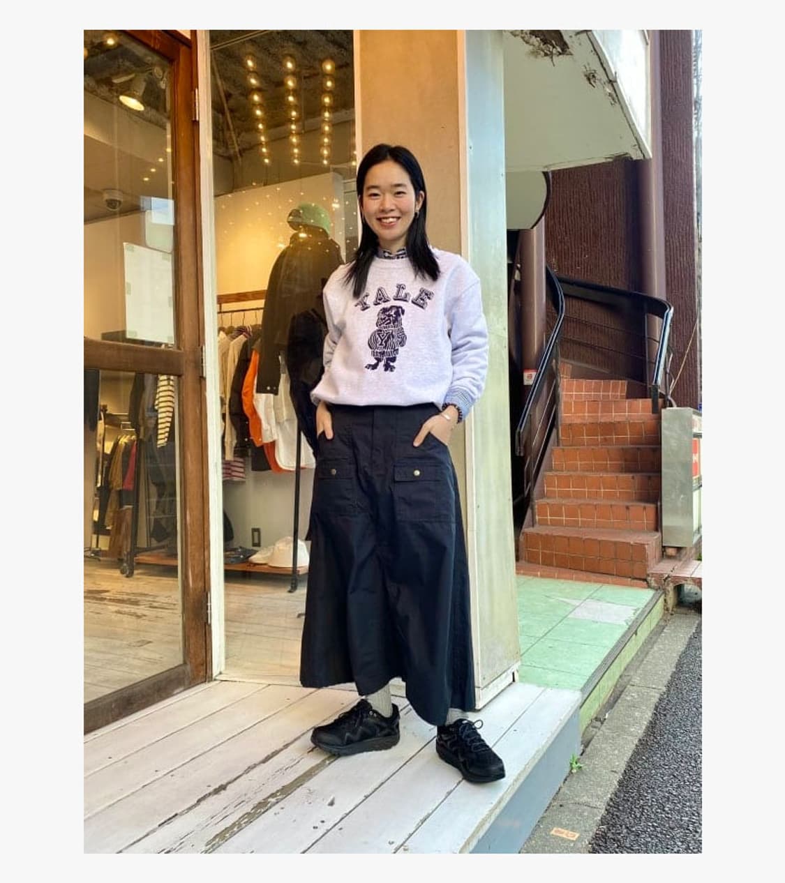 BEAMS BOY - 23SS COTTON BUSH SKIRT 상품이미지2