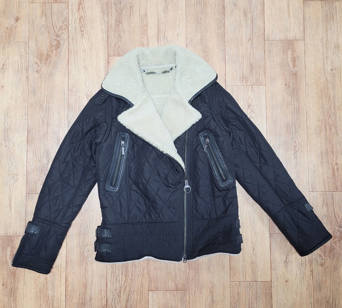바버(Barbour) 양털안감 퀼트 폴라 라이더자켓 55 상품이미지1