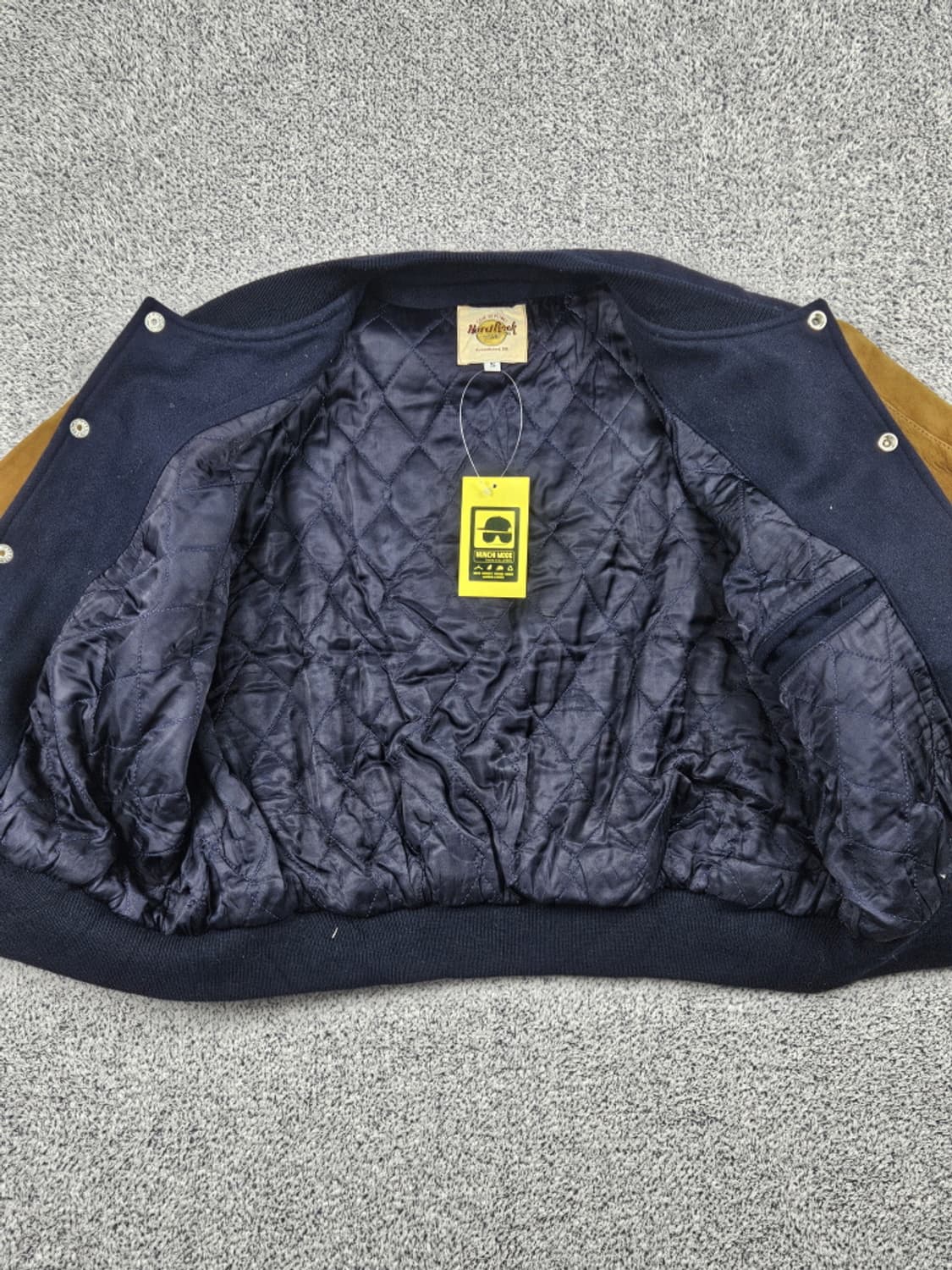 90's 하드락카페 코수멜 배색 바시티 자켓 ( S ) / 10101 상품이미지8