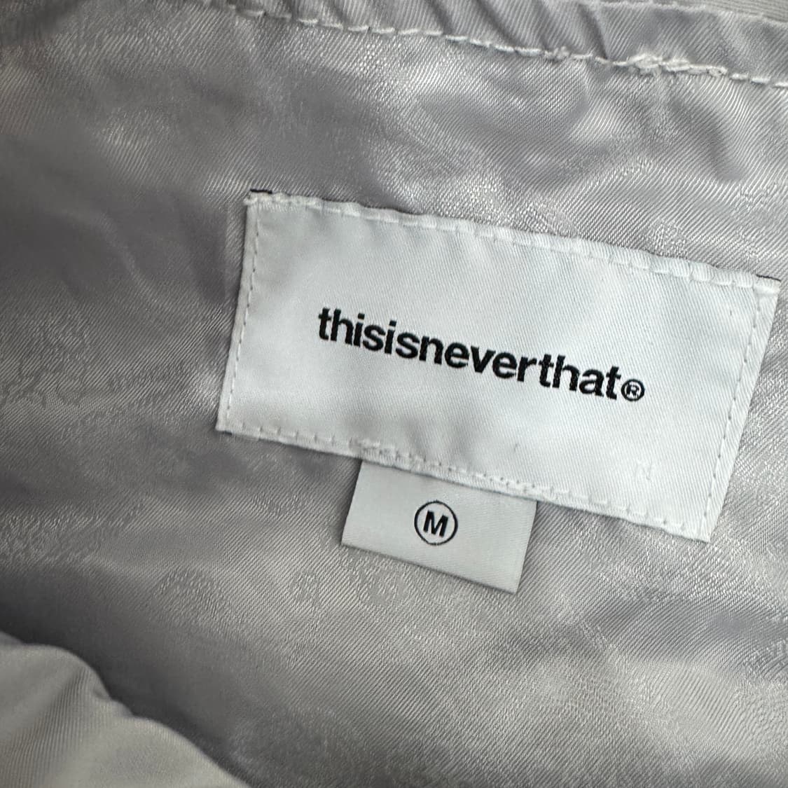 M 디스이즈네버댓 디네댓 실버그레이 자켓  상품이미지7