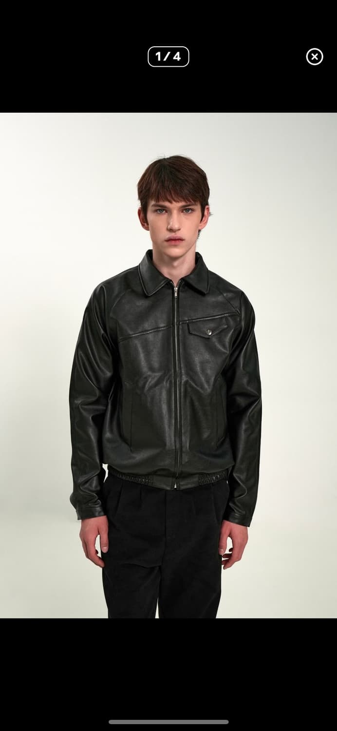 리젤서비스 SLANT JOIN LEATHER 1사이즈 새상품 상품이미지1