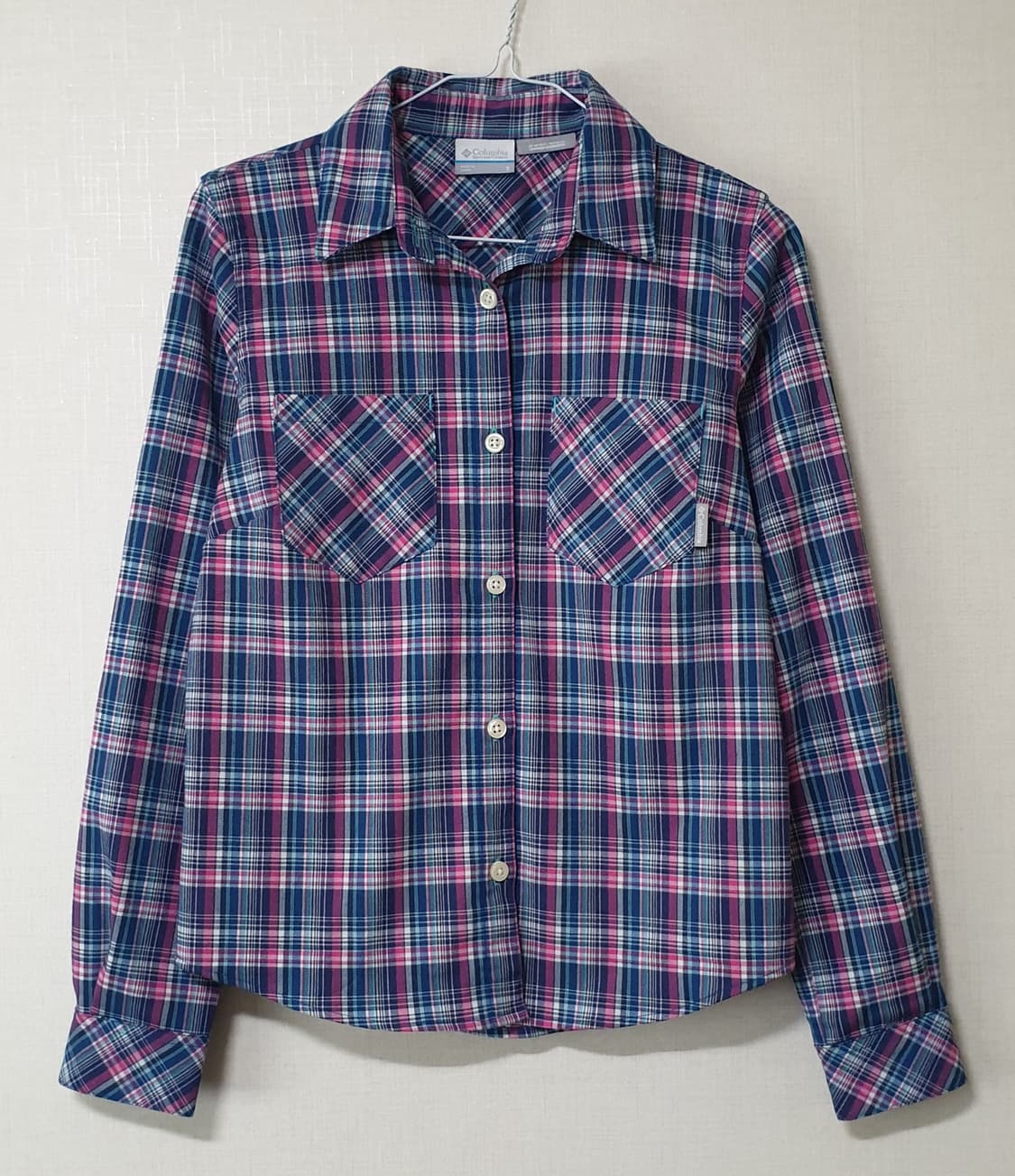 컬럼비아 여성 체크 남방 셔츠 S사이즈 상품이미지1