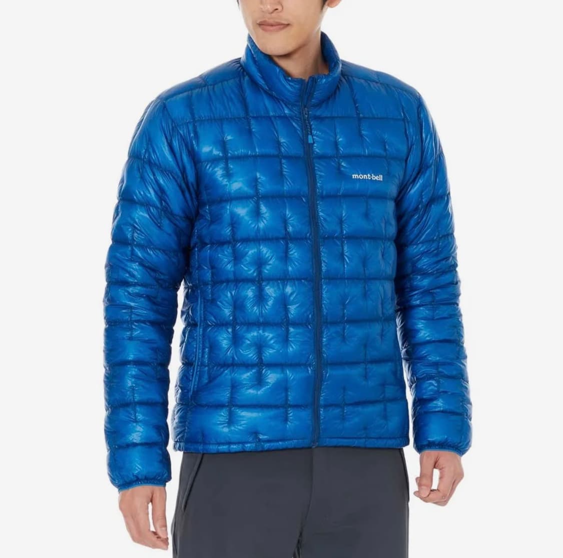 몽벨 플라즈마100 블루 패딩 팝니다 상품이미지1