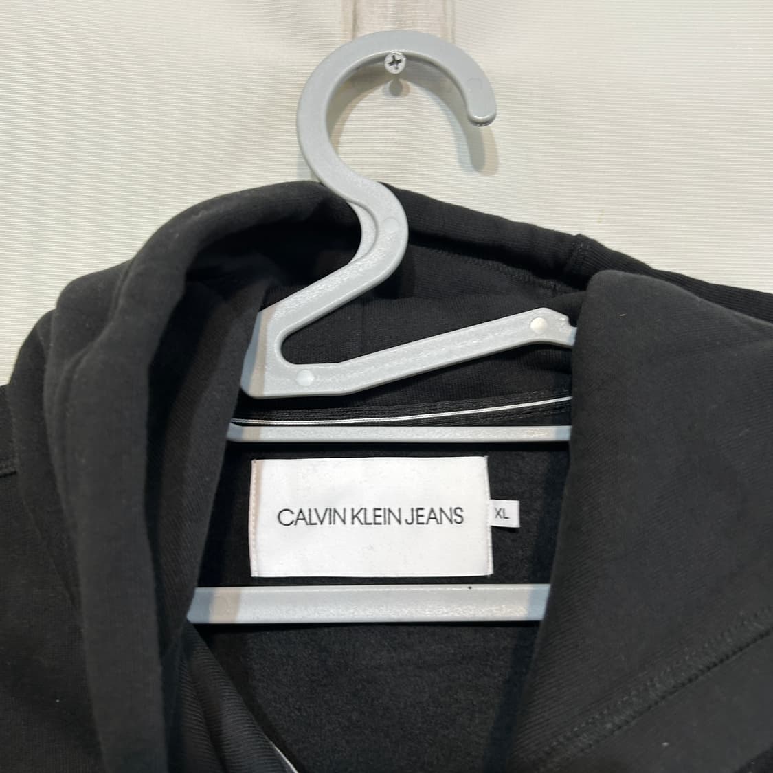 켈빈클라인 남성 기모 후드 집업 XL  상태 최상 상품이미지2