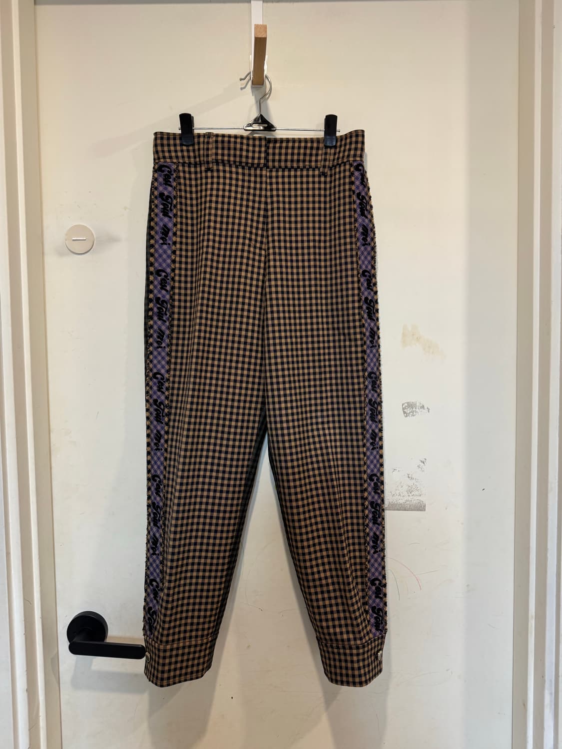 Luckychouette 럭키슈에뜨 체크 울 팬츠 상품이미지2