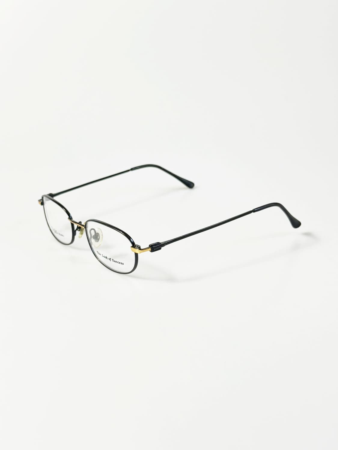 OGIS Occhiali 블랙 슬림 스퀘어 메탈 빈티지 안경 상품이미지3